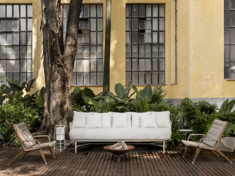 Mônica Costa assina o espaço “Lounge Água Branca, que reforça o compromisso com a sustentabilidade, preservação ambiental e patrimônio histórico